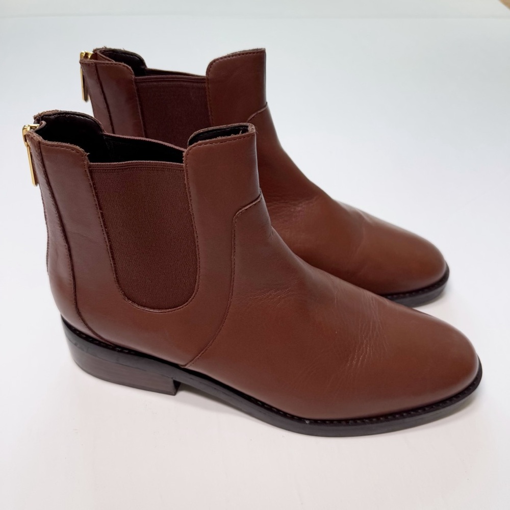 Cole Haan‎ Reid Chestnut Brown Waterproof Leather Boots 10.5